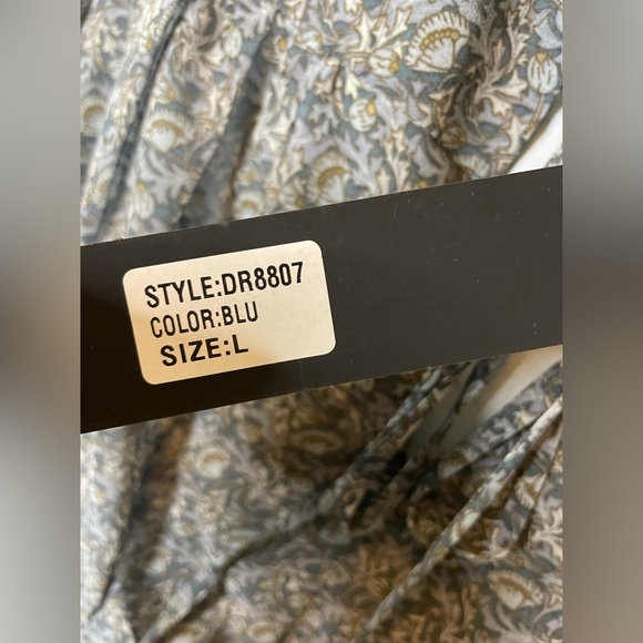 Blue Mini Dress Large NWT - Picture 11 of 13